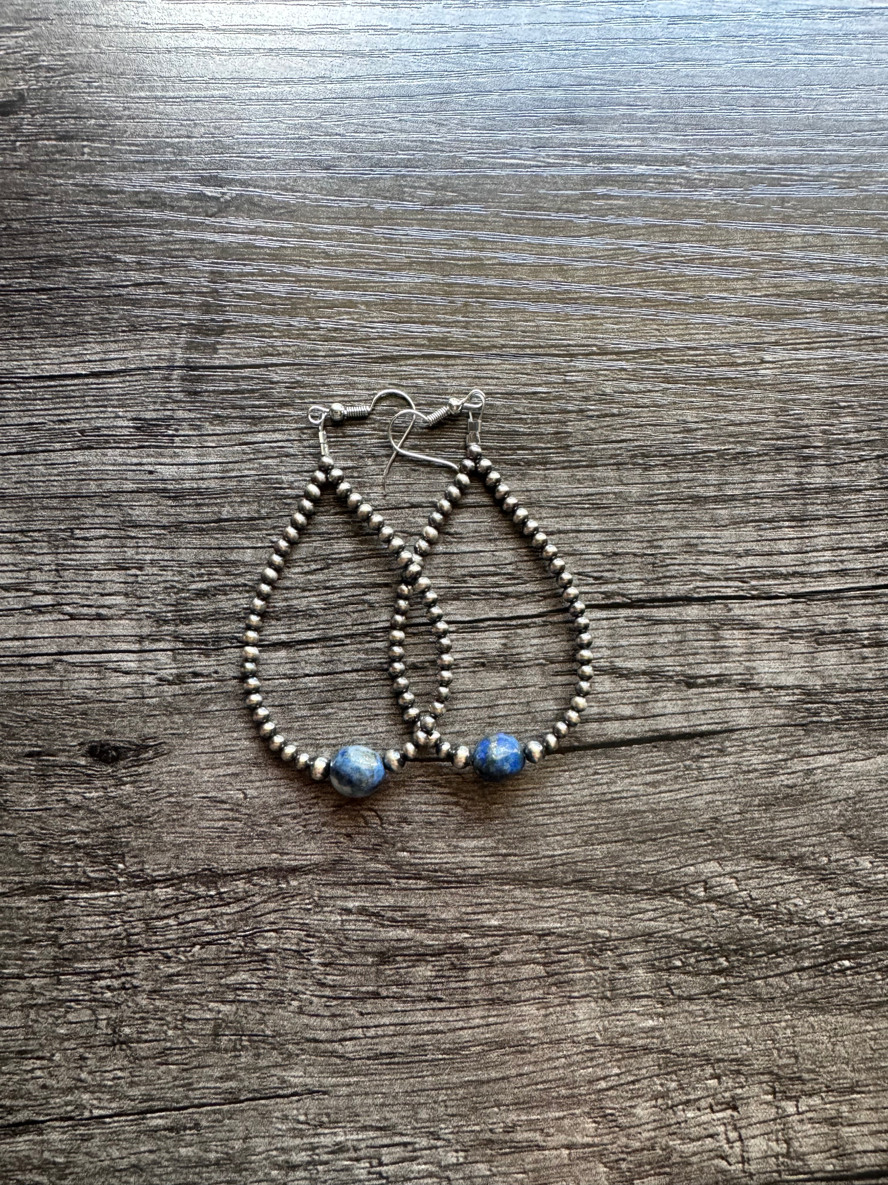Teardrop Lapis Earrings