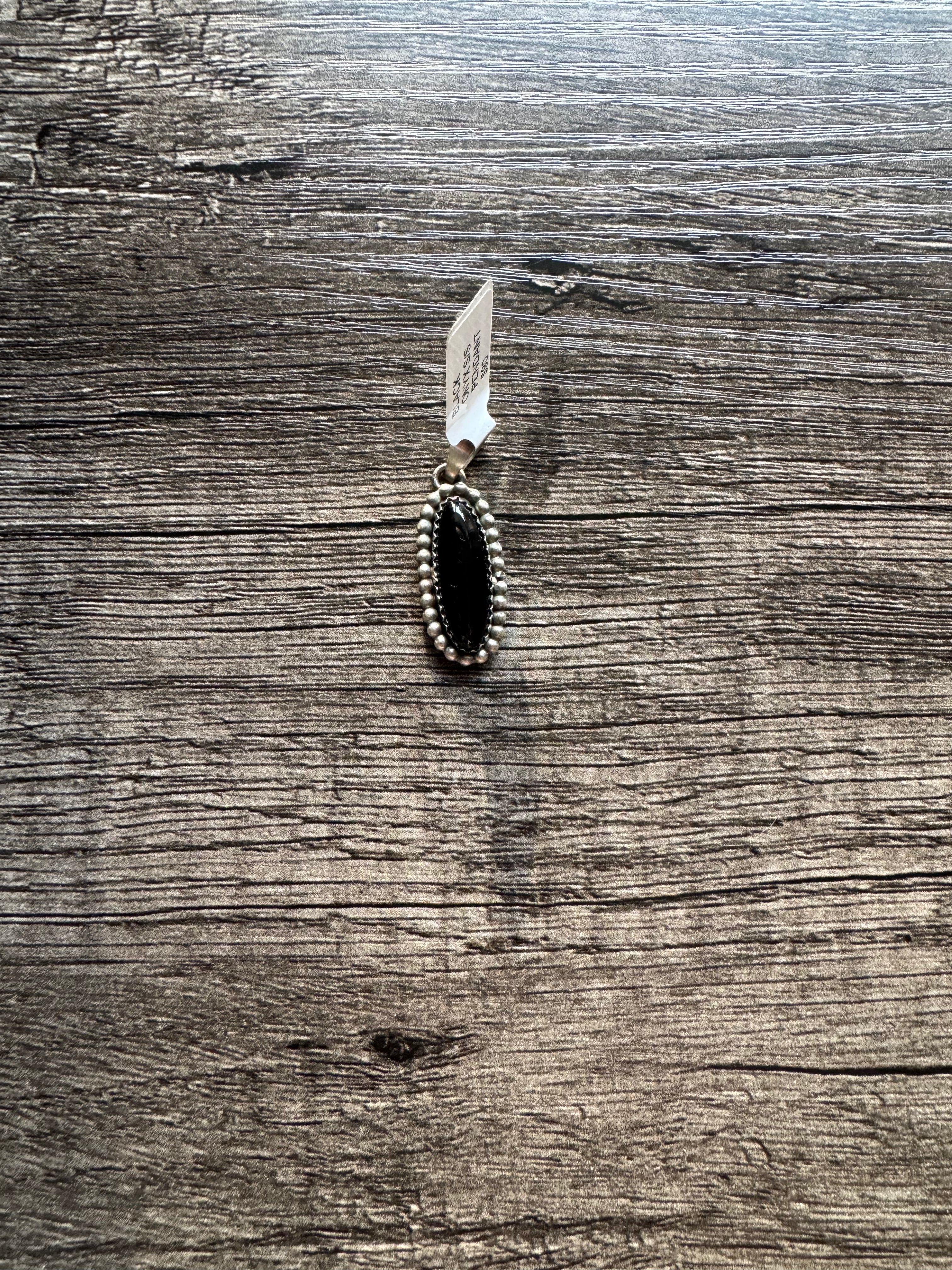 Simple Black Onyx Pendant