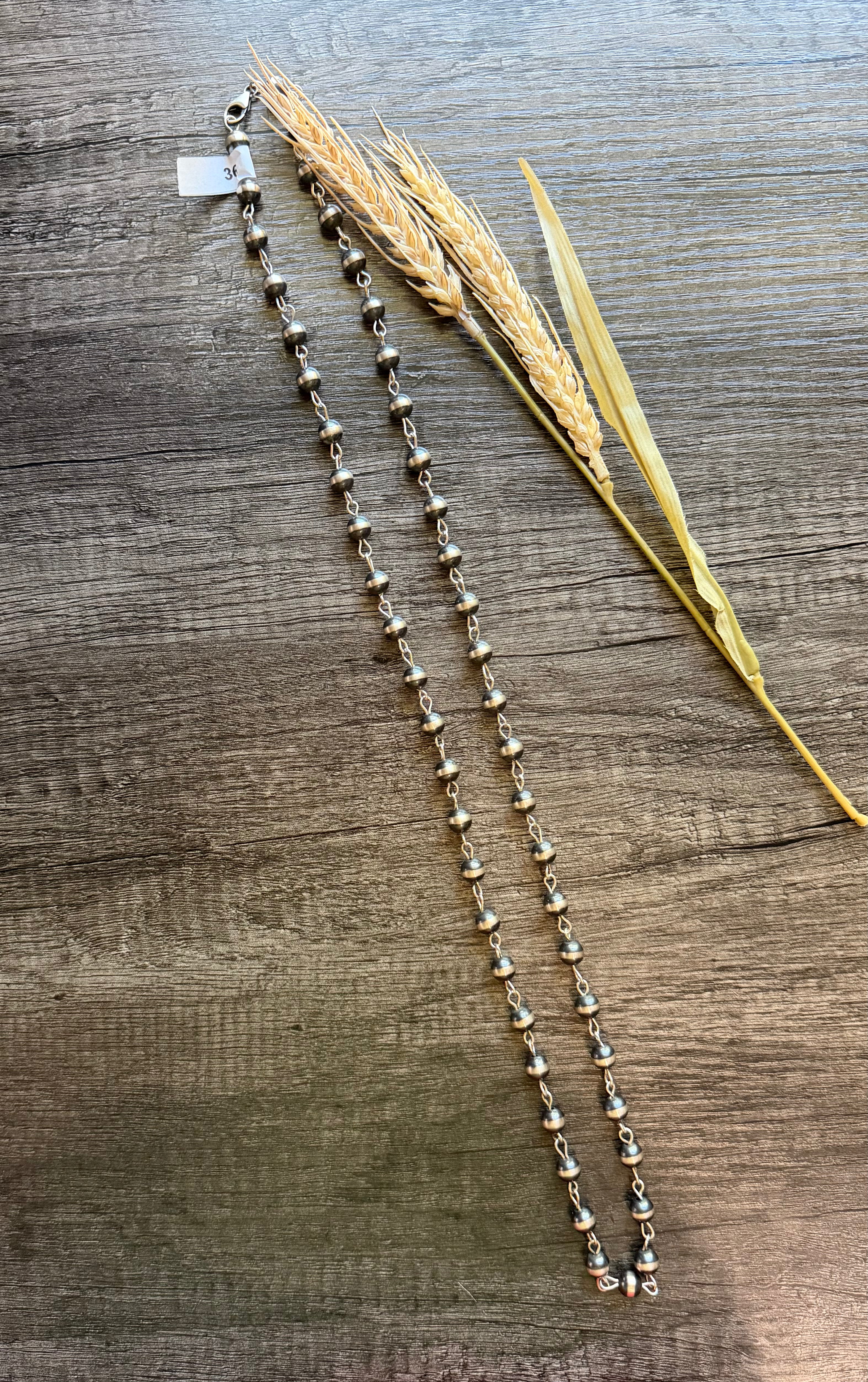 36" 10MM Rosary Style Pearl's