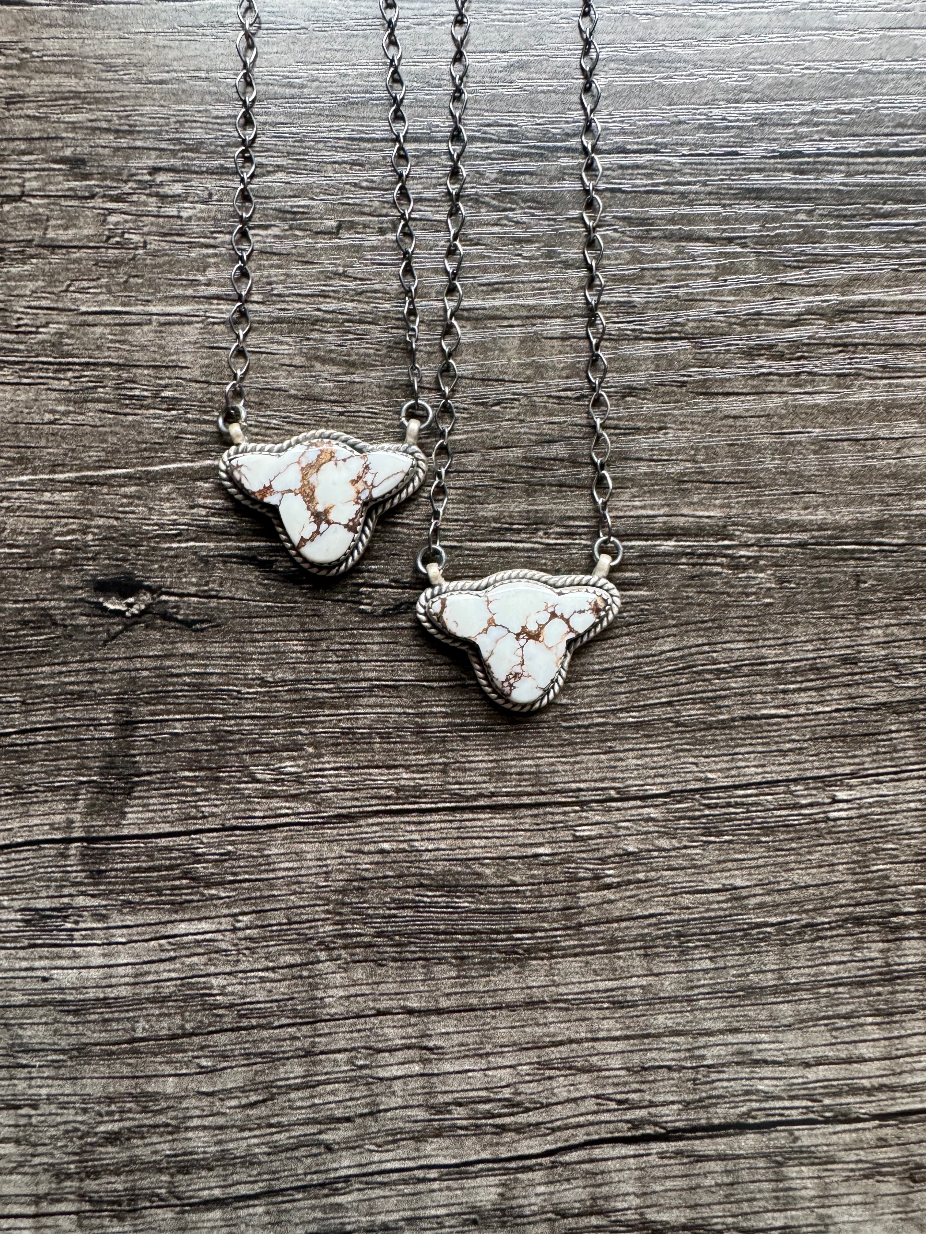 Wild Horse Calf Head Necklace