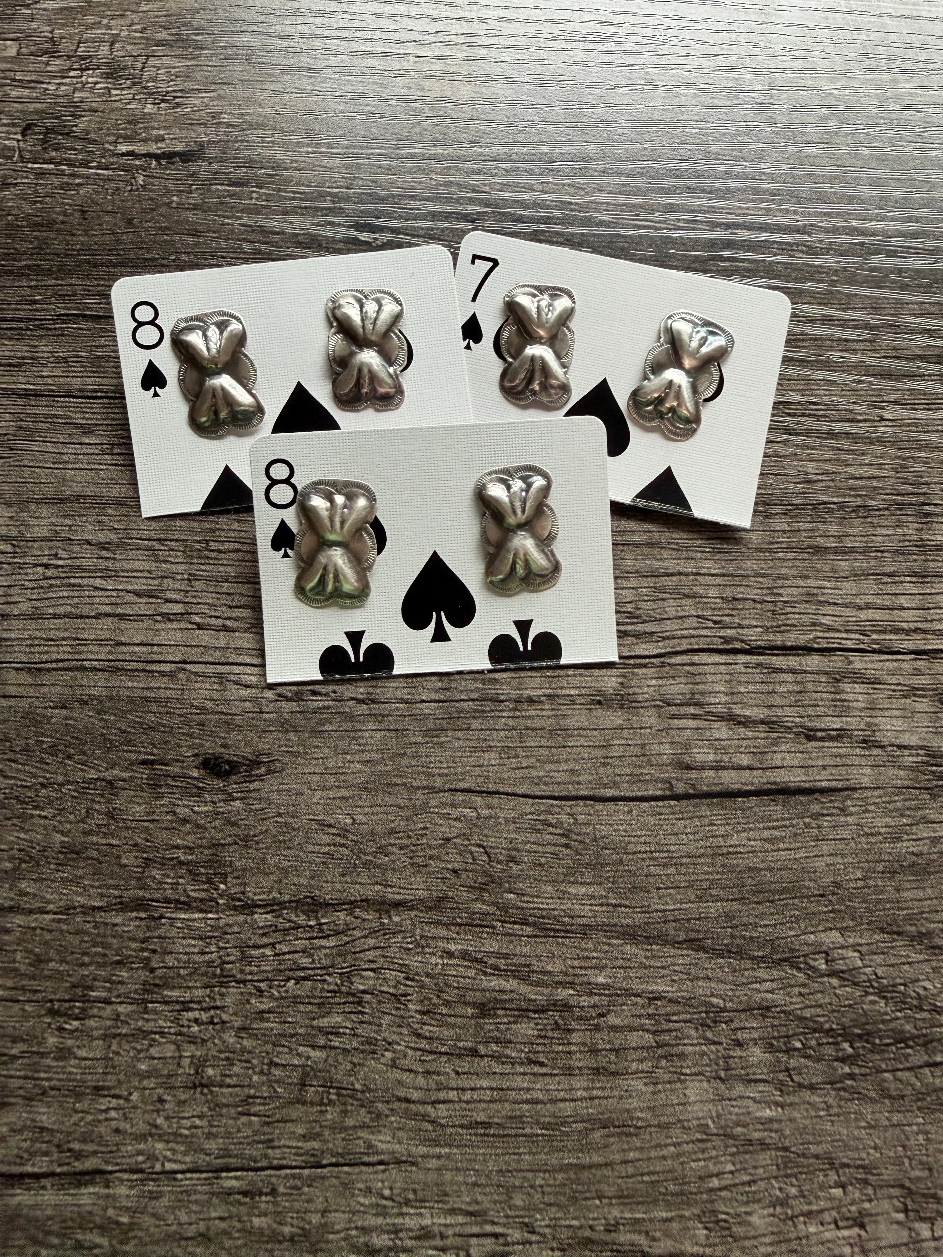 Plain Butterfly Concho Studs