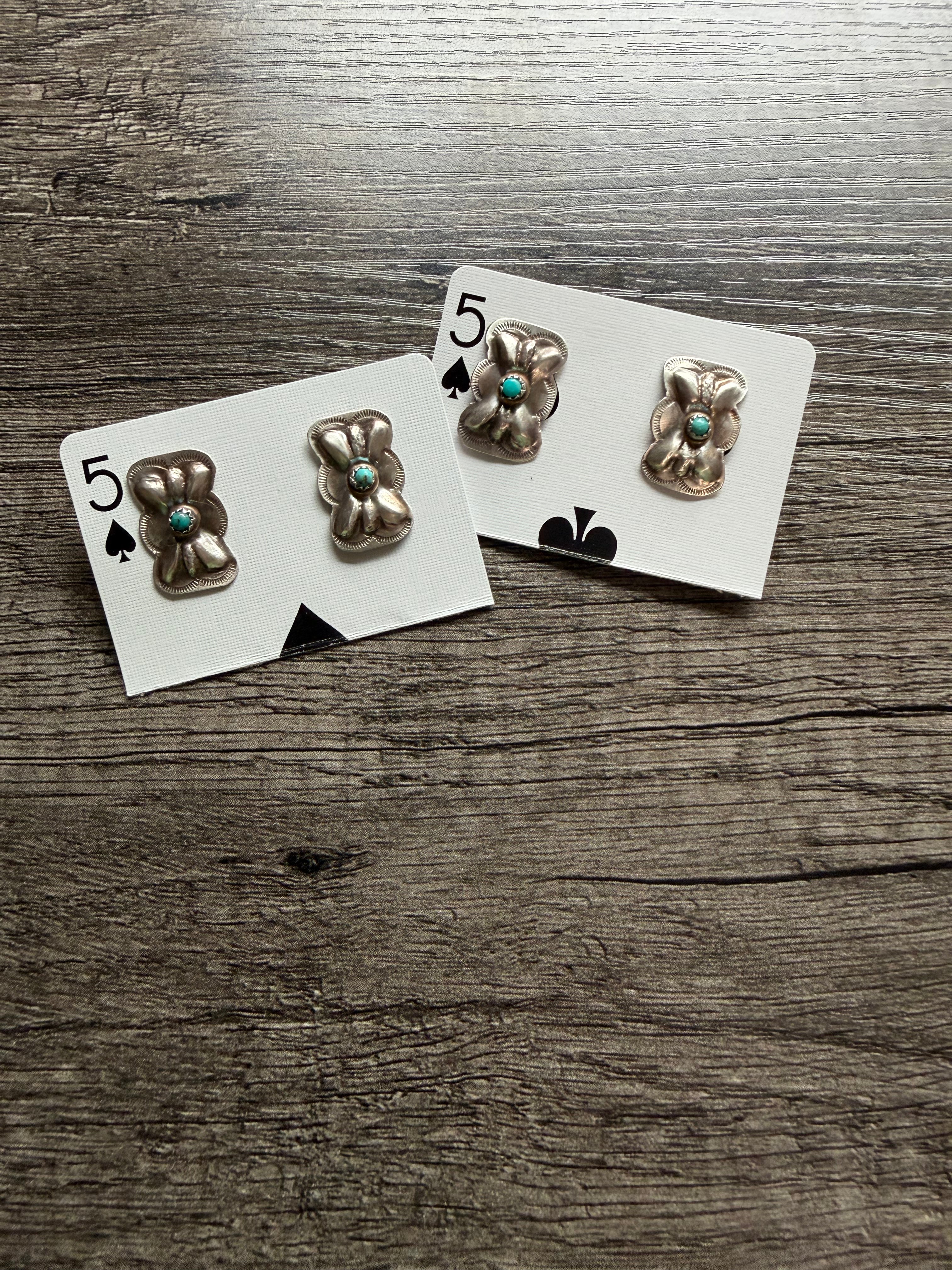 Kingman Butterfly Concho Studs