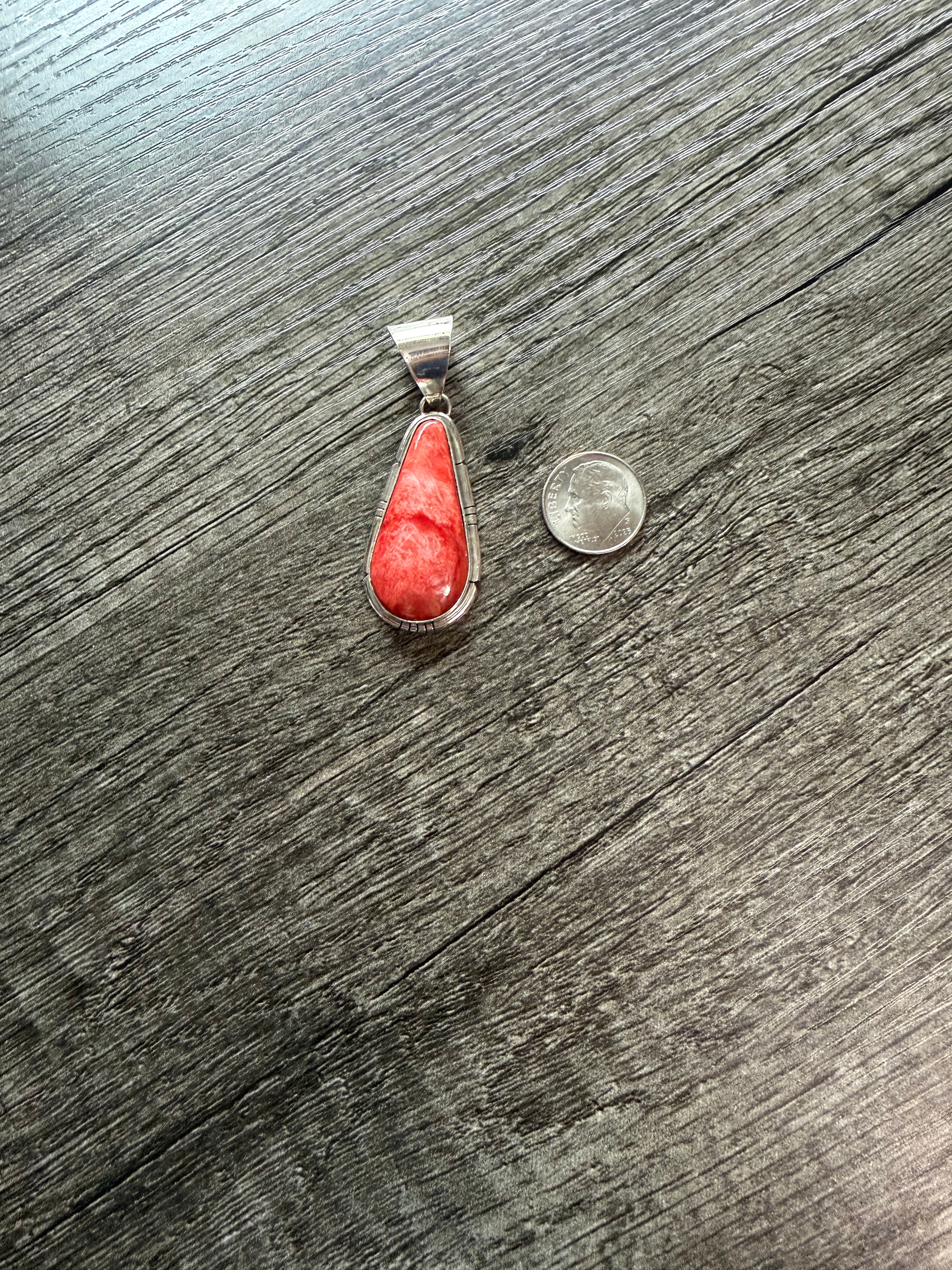 Red Spiny Pendant