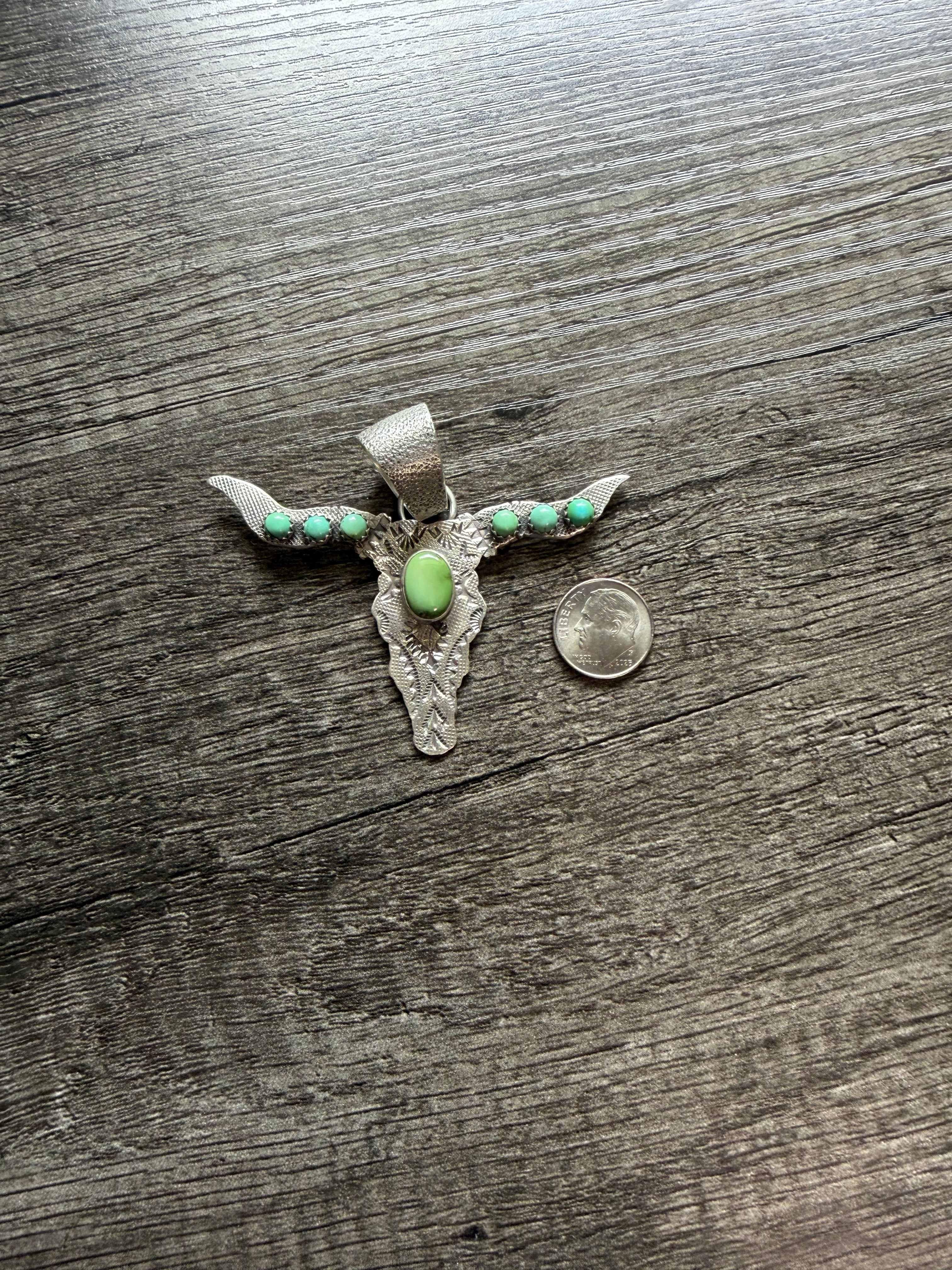 Sonoran Longhorn Pendant