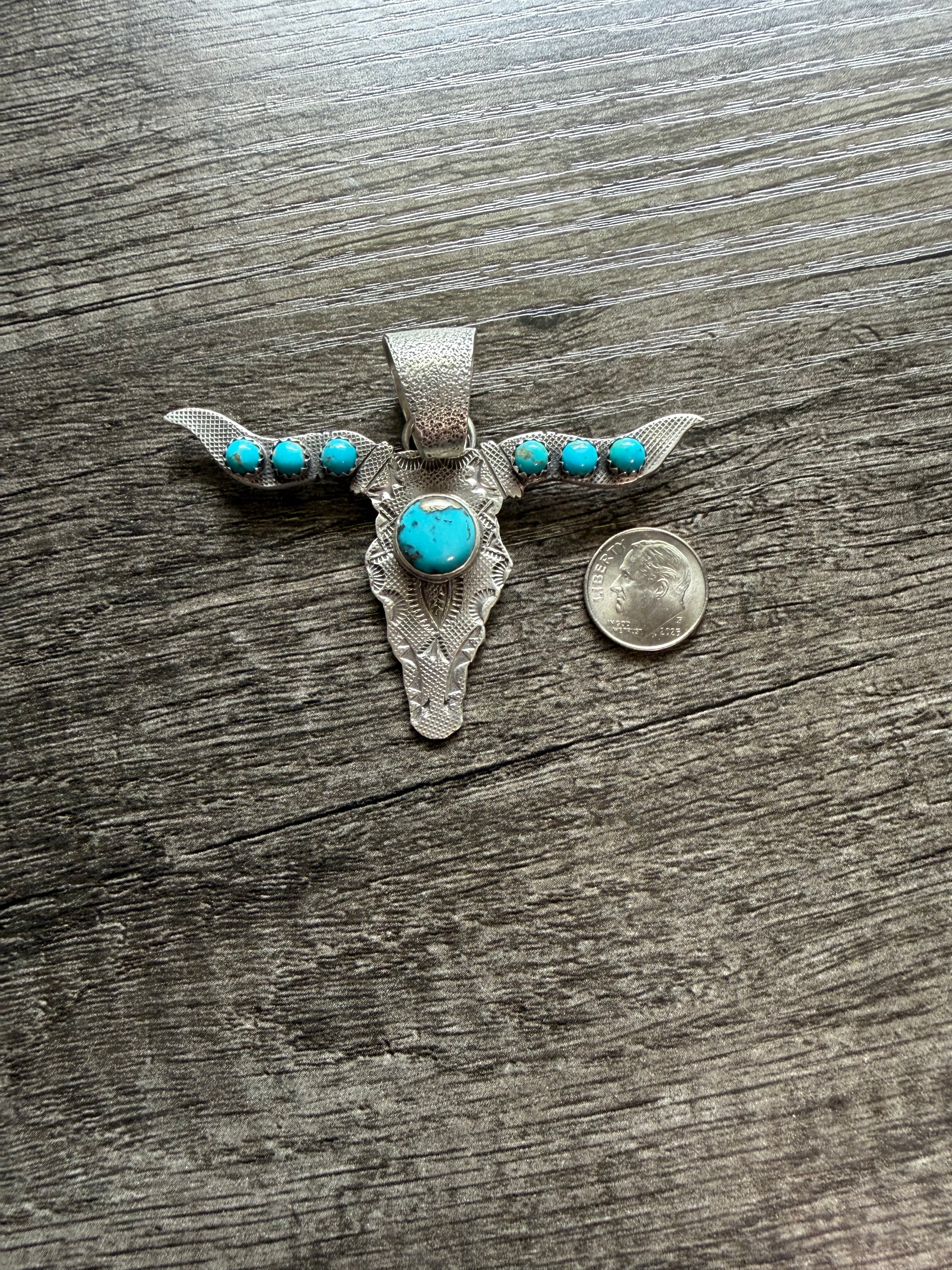 Kingman Longhorn Pendant