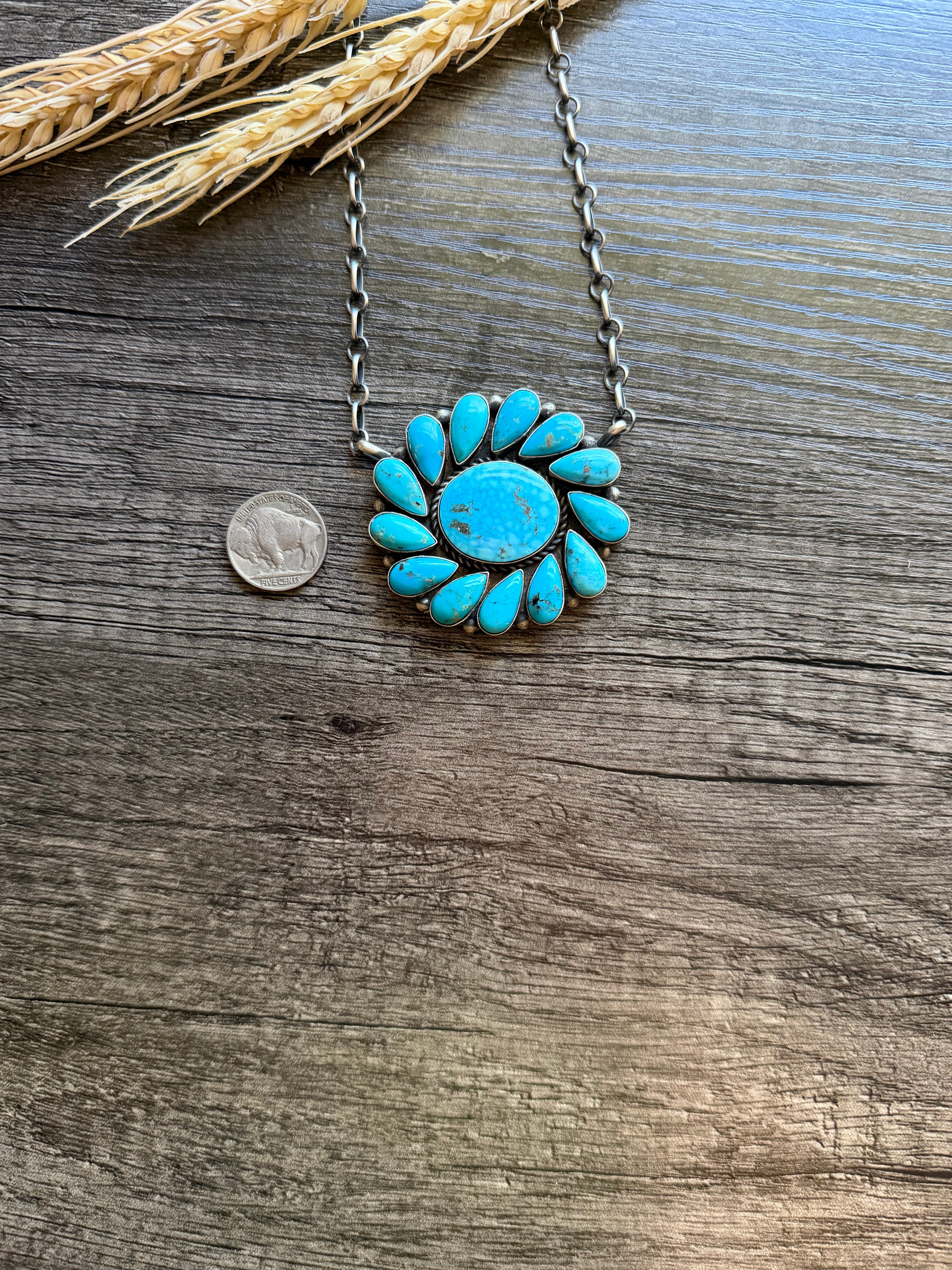 Blue Ridge Cluster Necklace