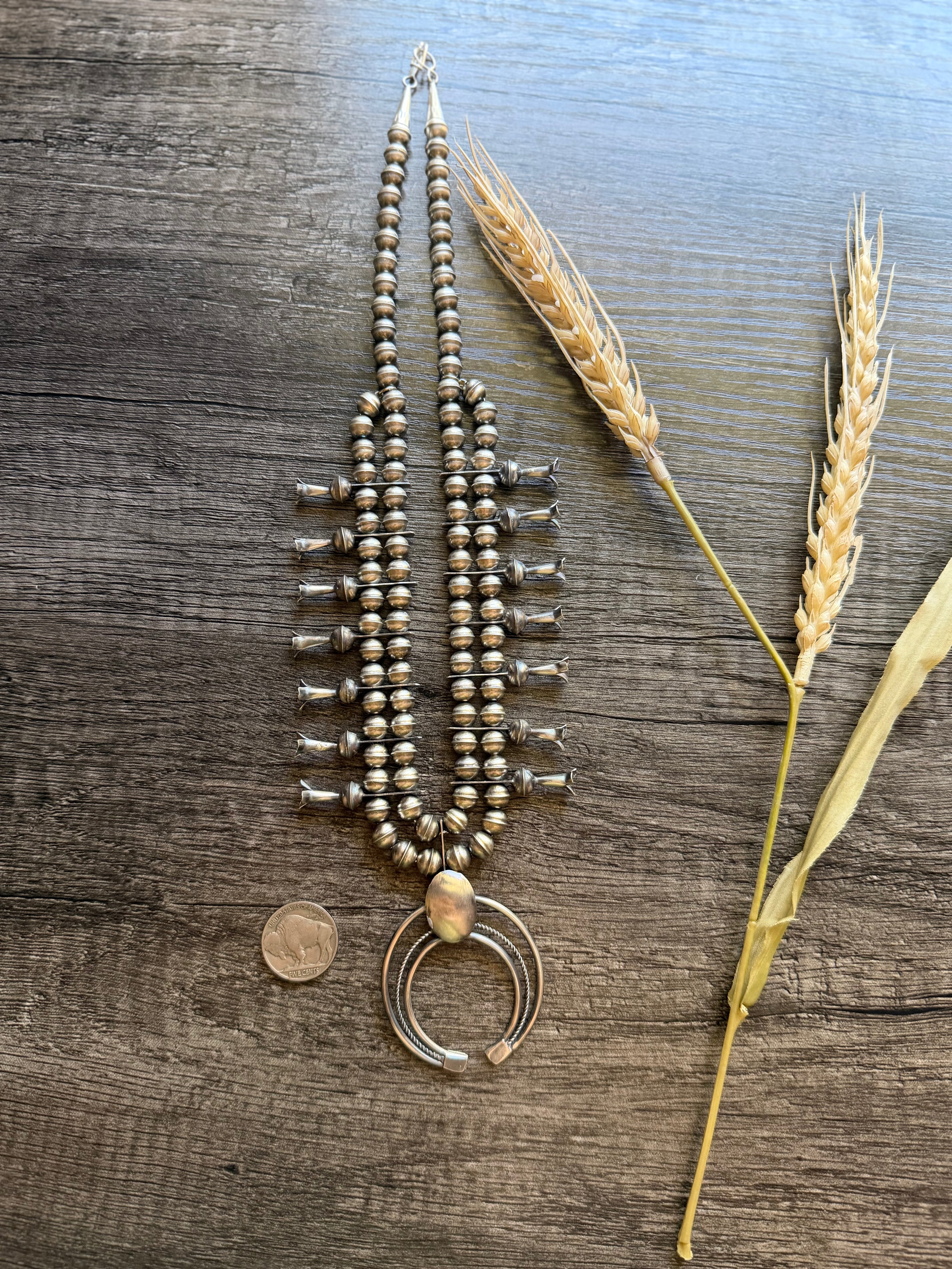 Silver Squash Blossom